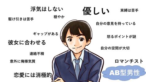 AB型男性の愛情表現【全15選】本気で好きになる女性の共通点。